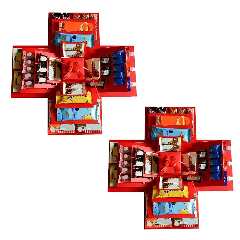 Überraschungsexplosion Geschenkverpackung Leere Box