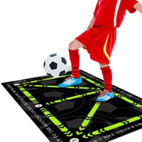 Silent Non-Slip Soccer Training Mat for All Levels