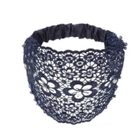Plum Blossom Beaded Wide Headband