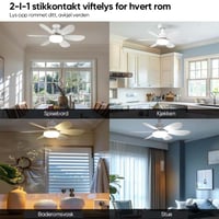 Takvifte med LED lys