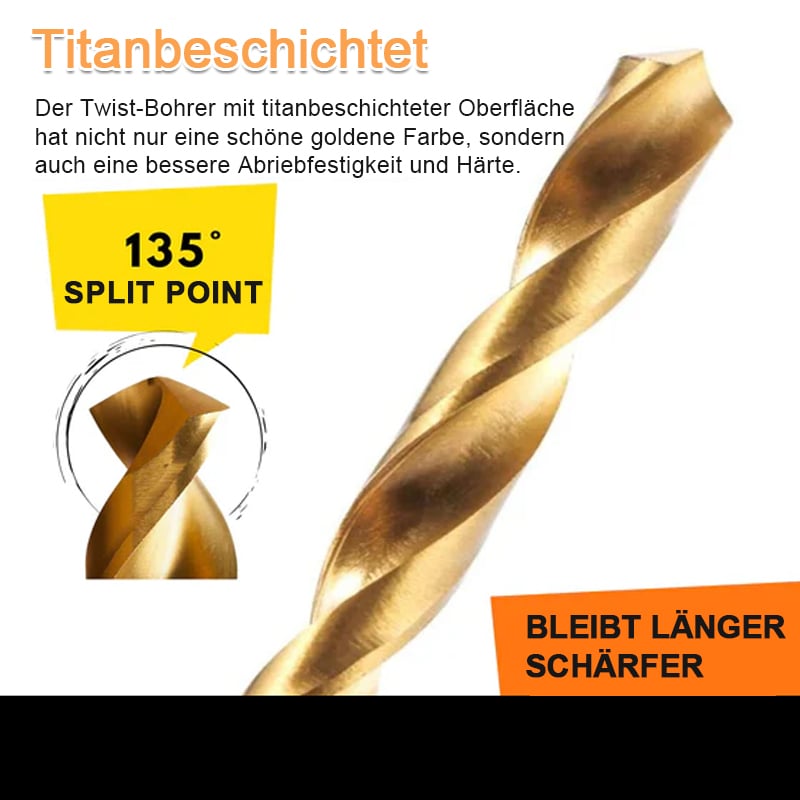 99-Teiliges Hochgeschwindigkeitsstahl-Bohrer-Set
