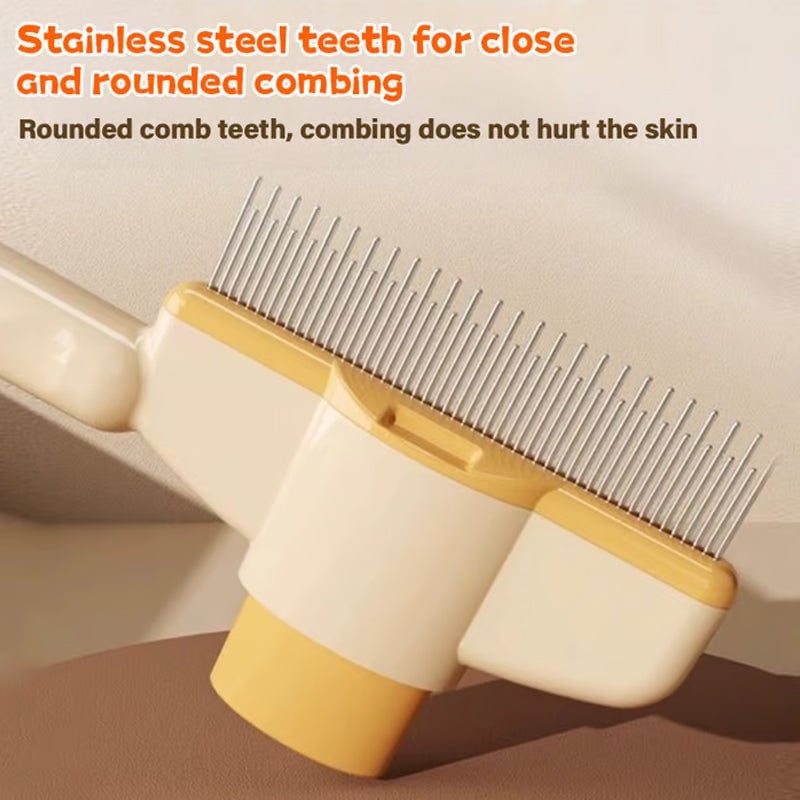 【Sale】Self-cleaning Pet Flea Comb Grooming Brush