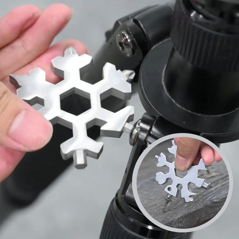 Sakerplus 18-in-1 Snowflake Multi-Tool