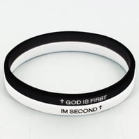2 Pack- God Is First Bracelet Im Second Motivational Message Bracelet