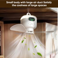 Kexon™ Portable Rechargeable Ceiling Fan