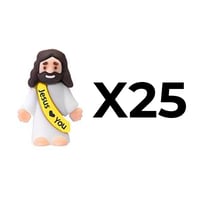 Mini Jesus Figurines With Jesus love You Slogan