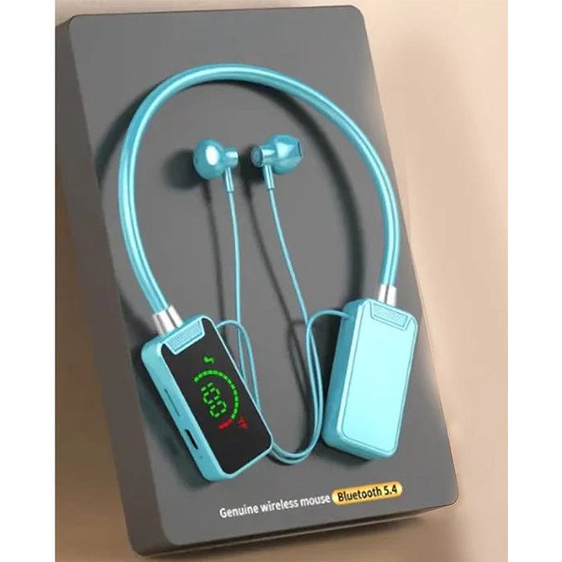 Bluetooth headset med digital display og nakkebøjle