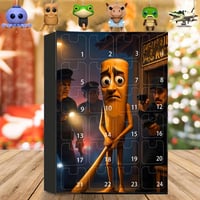 24 Pcs Advent Calendar Acrylic Figures
