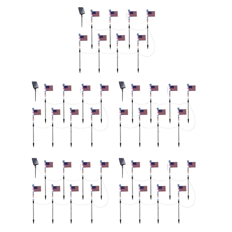 Outdoor Independence Day Decorative Light Post
