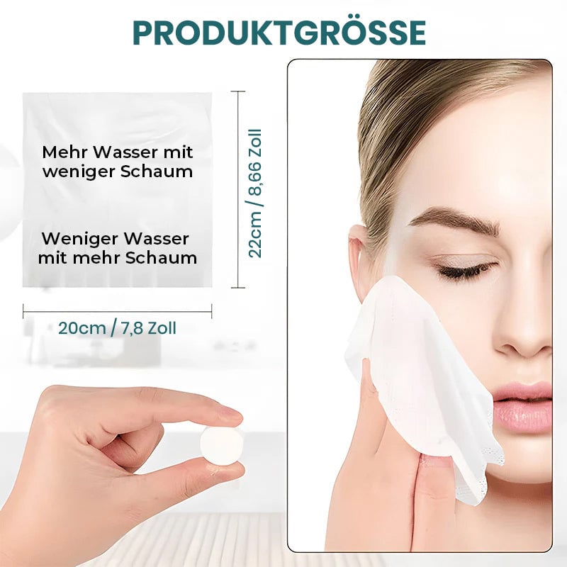 Komprimierte Handtuchtabletten