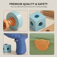 Creative Electric Drill Toy Repair Toolbox