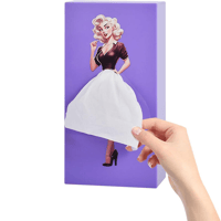 Fluffy Skirt Girls Tissue Box