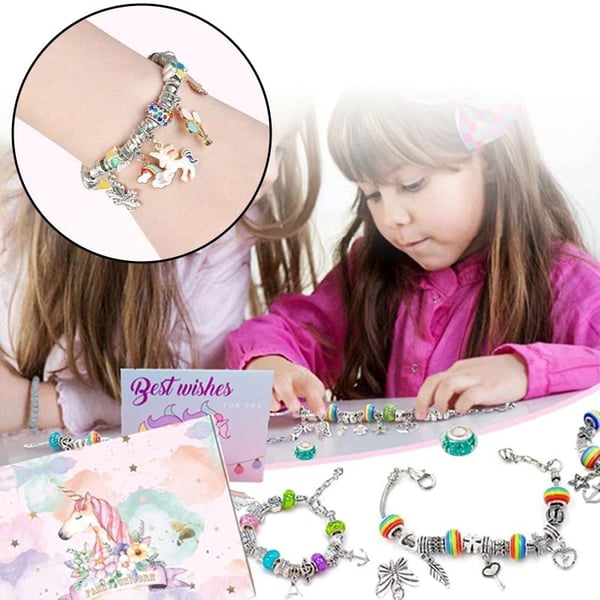 Sakerplus Girls Charm Bracelet Making Kit