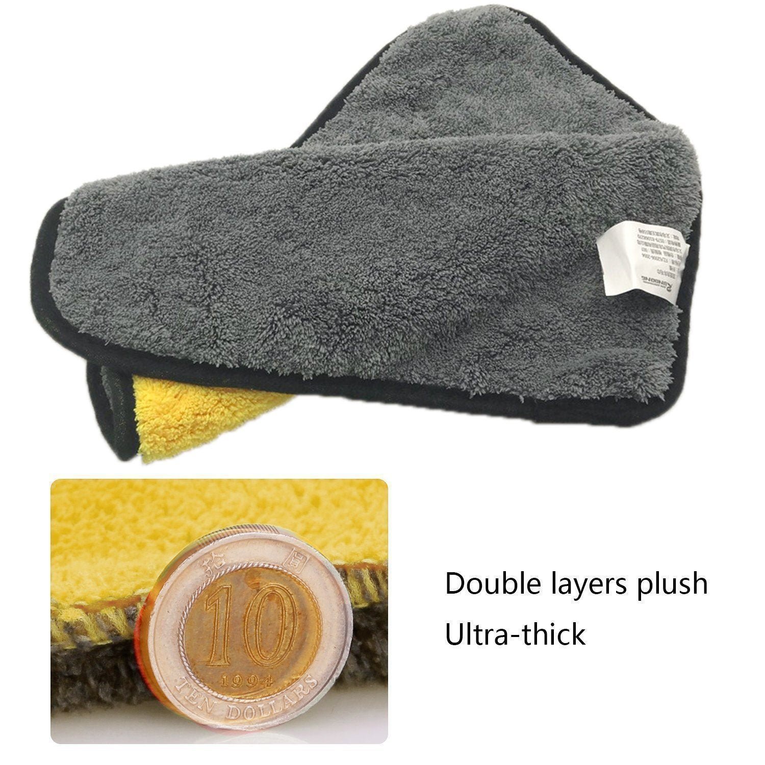 SALE - Professional Polishing Waxing Drying Cleaning Towel, 2 Packs