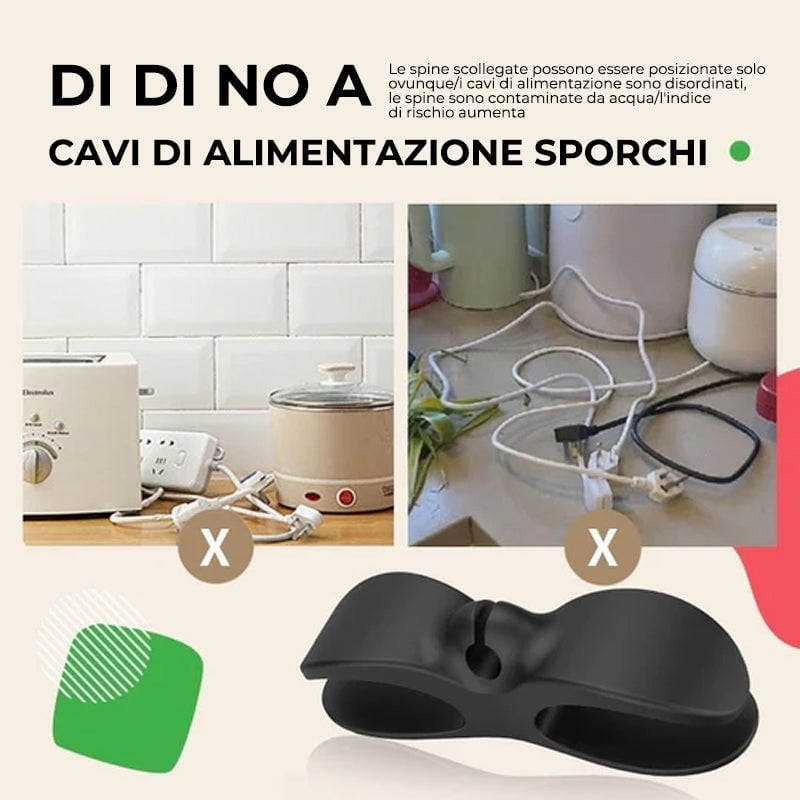 Organizzatore di cavi universale per elettrodomestici