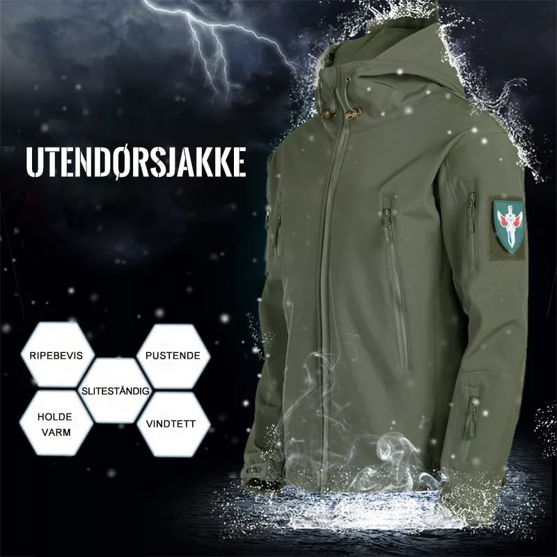 Herre Vindtett Vanntett Jakke