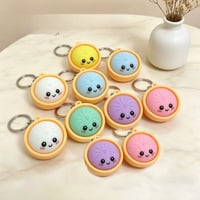 Cute Mini Dumpling Keychain🍴