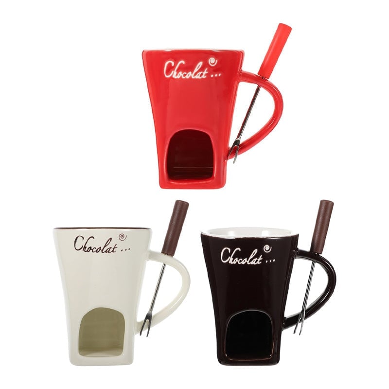 Multi-Functional Ceramic Fondue Mug