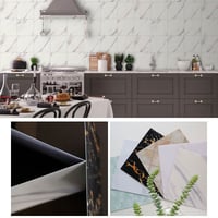 Marmor-Vinyl-Bodenfliesen zum Selbstkleben