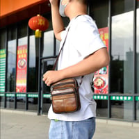 Sac Messager Vintage pour Hommes