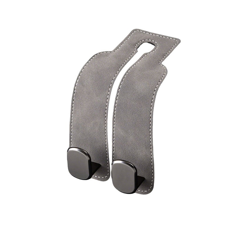 Suede Leather Car Seat Hook