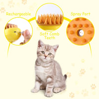 Spray floating hair comb