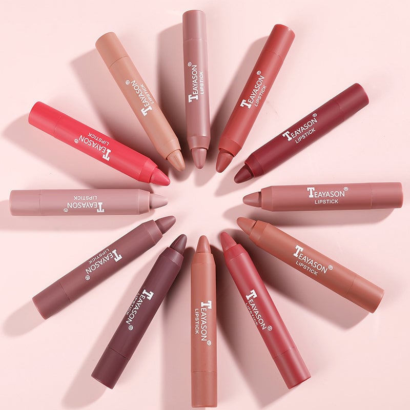 Rossetto opaco a 12 colori