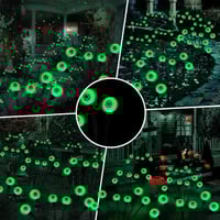 Outdoor Solar Scary Eyeball Lights