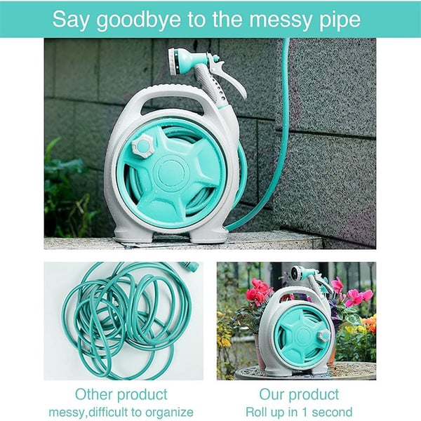 Sakerplus Retractable garden hose reel