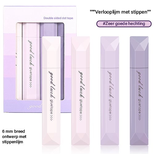 Dubbelzijdige plakbandroller voor scrapbooking