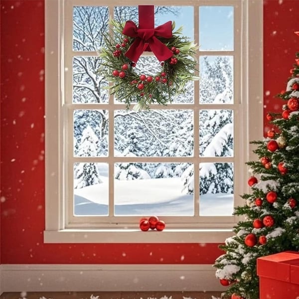 Christmas Small Wreath for Window Door