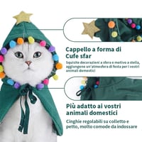 Mantello natalizio per animali domestici