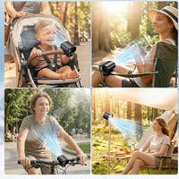360° Rotating Semi-Cooling Clip Fan