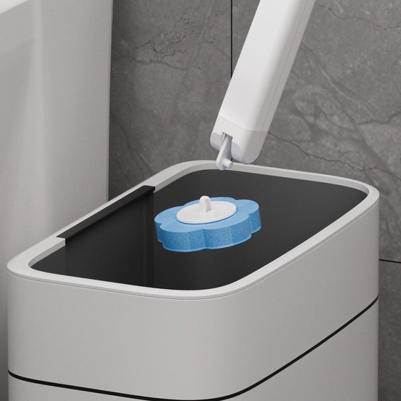 Einweg-Toilettenbürstenset mit austauschbaren Bürstenköpfen