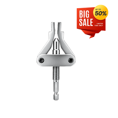 Professional Dual-Head GCR15 Carbon Steel Universal Broken Pipe Extractor