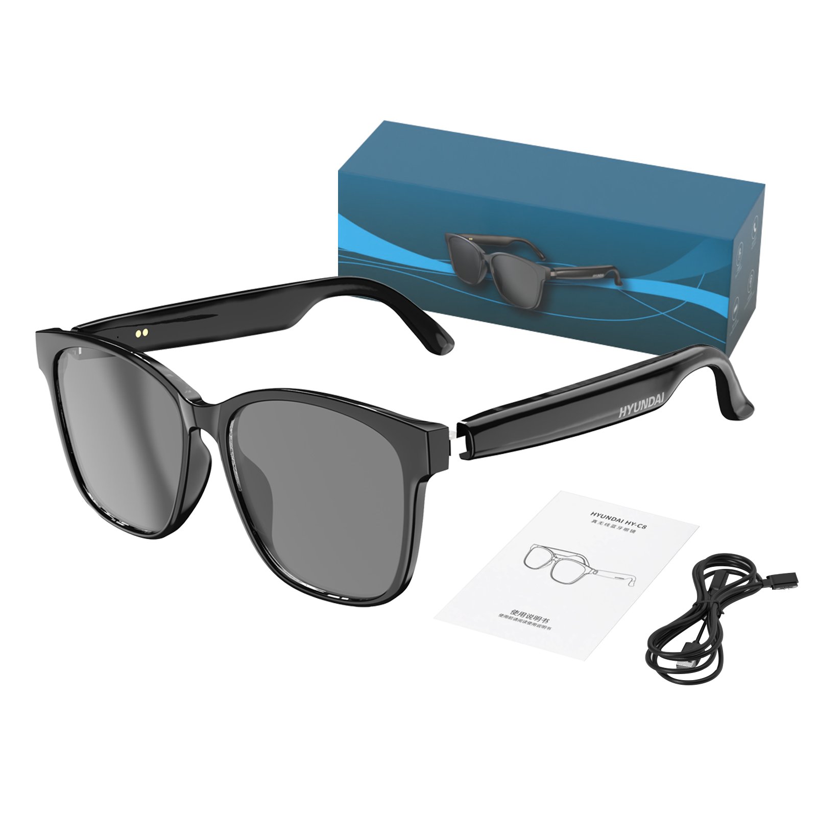 Smar simultaneous interpretation glasses and headphones
