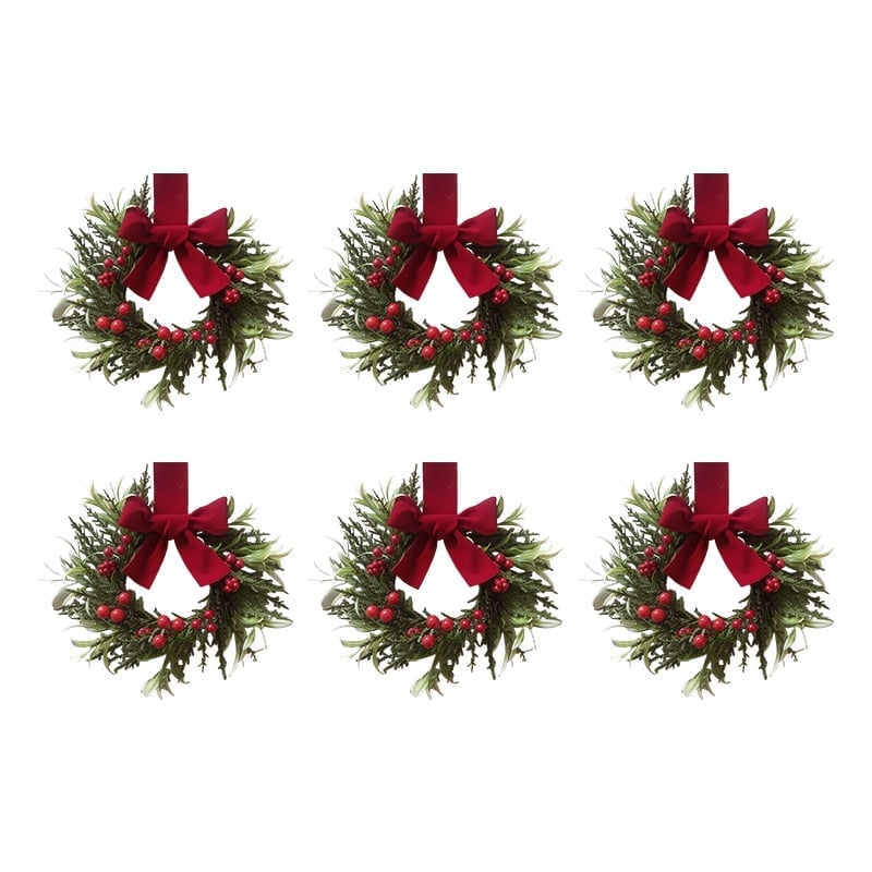 Mini-Weihnachtskranz-Dekoration