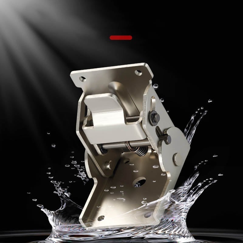 Sakerplus 90 Degrees Self-locking Folding Hinge Anti-corrosion Invisible Connector