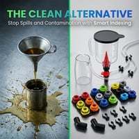 18-piece set of automotive antifreeze coolant