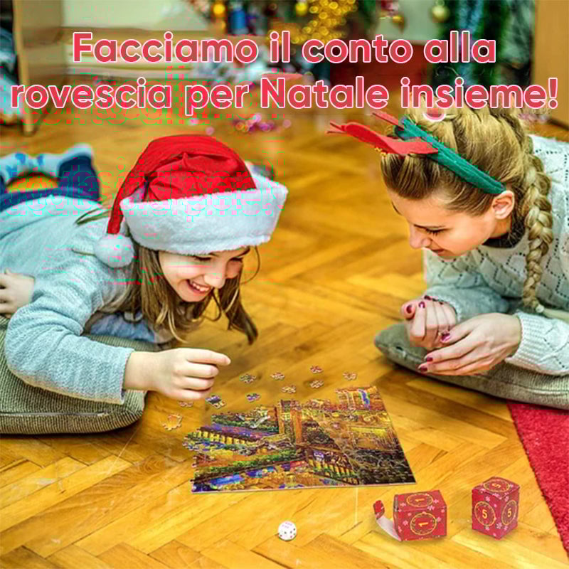 Calendario dell'Avvento Puzzle di Natale