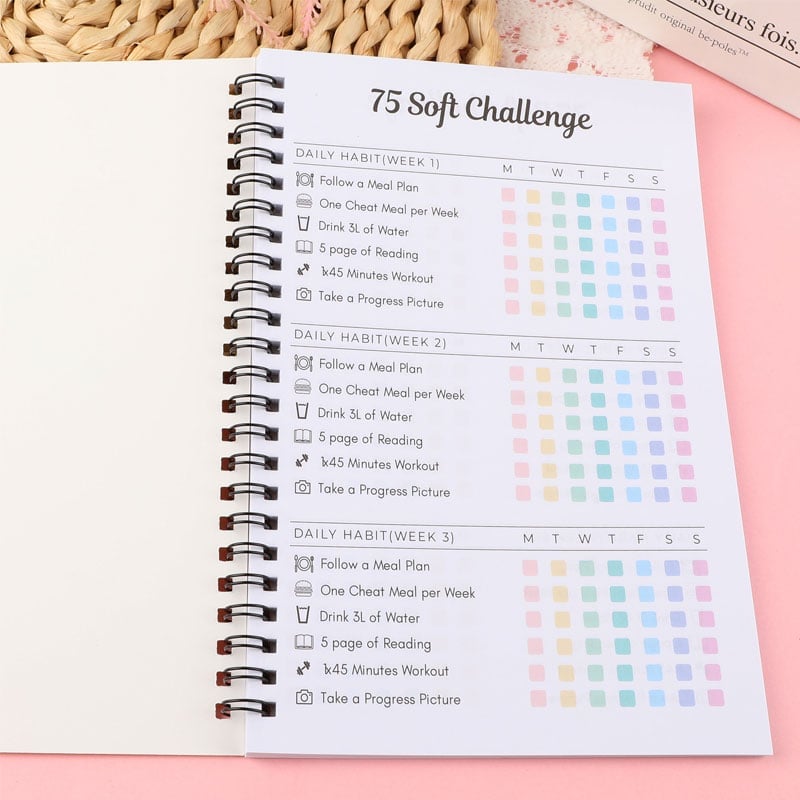 75 Challenges Planner Book