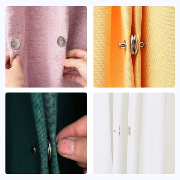 Metallschnallen für Vorhänge (3 Stück)