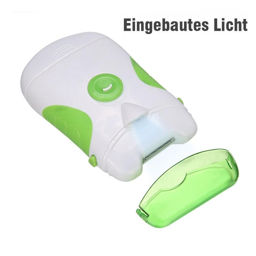 Elektrischer Nagelschneider mit LED-Licht