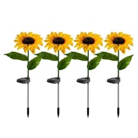 Solar Sunflower Lights