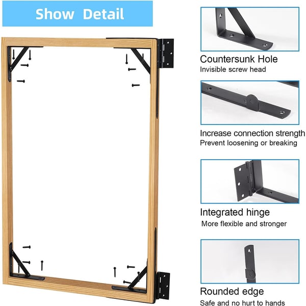 Sakerplus Heavy Duty Gate Brace Kit