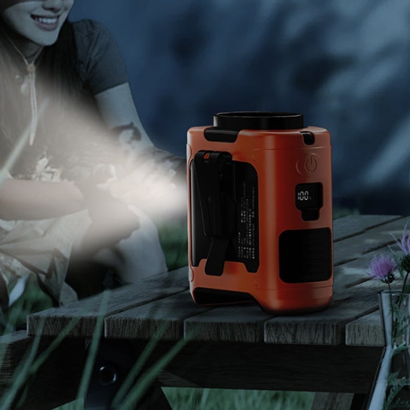 Wiederaufladbarer Clip-Ventilator für die Taille