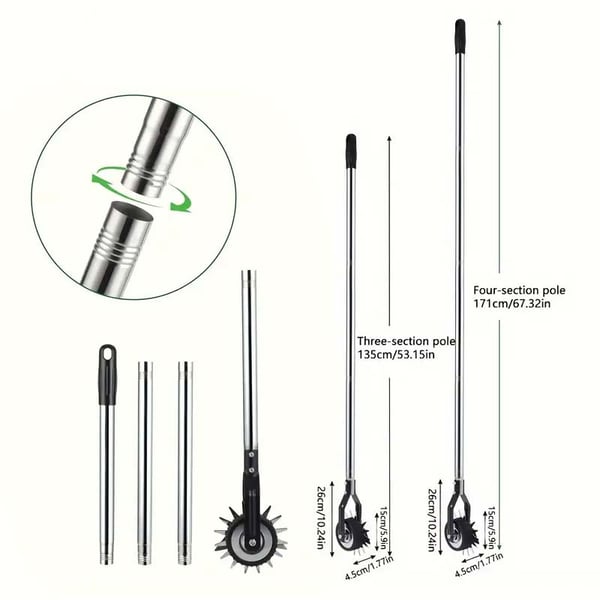 Sakerplus Wheeled Rotary Edger