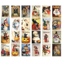 Vintage Halloween Postcard (24 pcs)