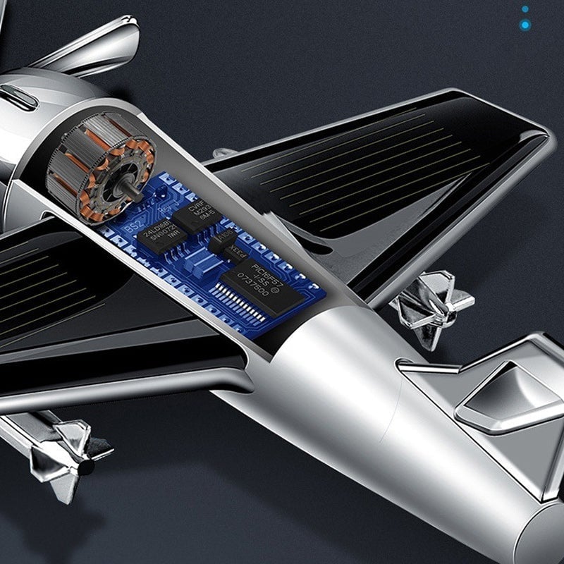 Aromaterapia per auto con aeroplano solare