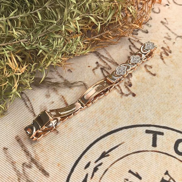 Flower Copper Bracelet